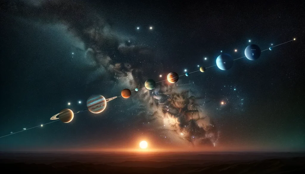 Celestial Symphony: The Grand Planetary Alignment of June 3, 2024